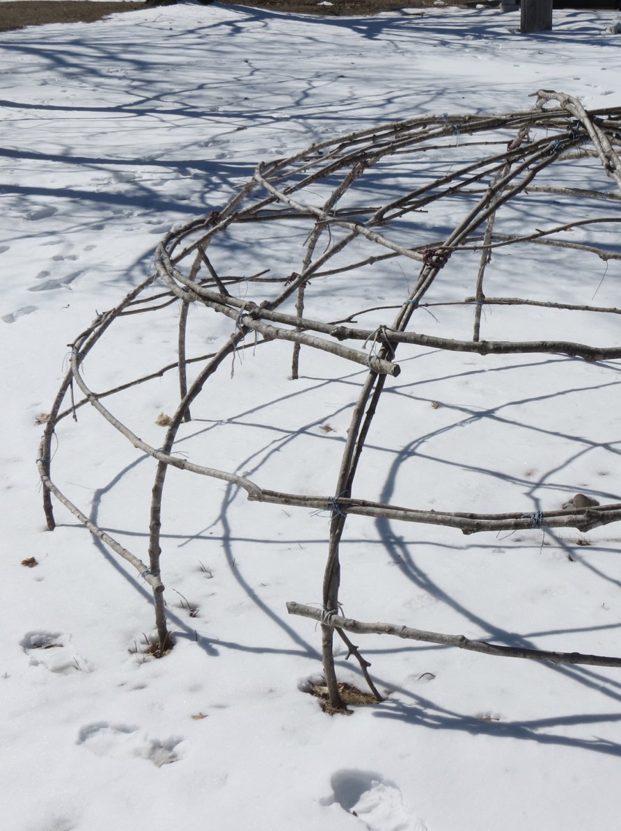 Anishinaabe Sweatlodge Frame, Correctional Services Canada Headquarters, Kingston, Ontario.