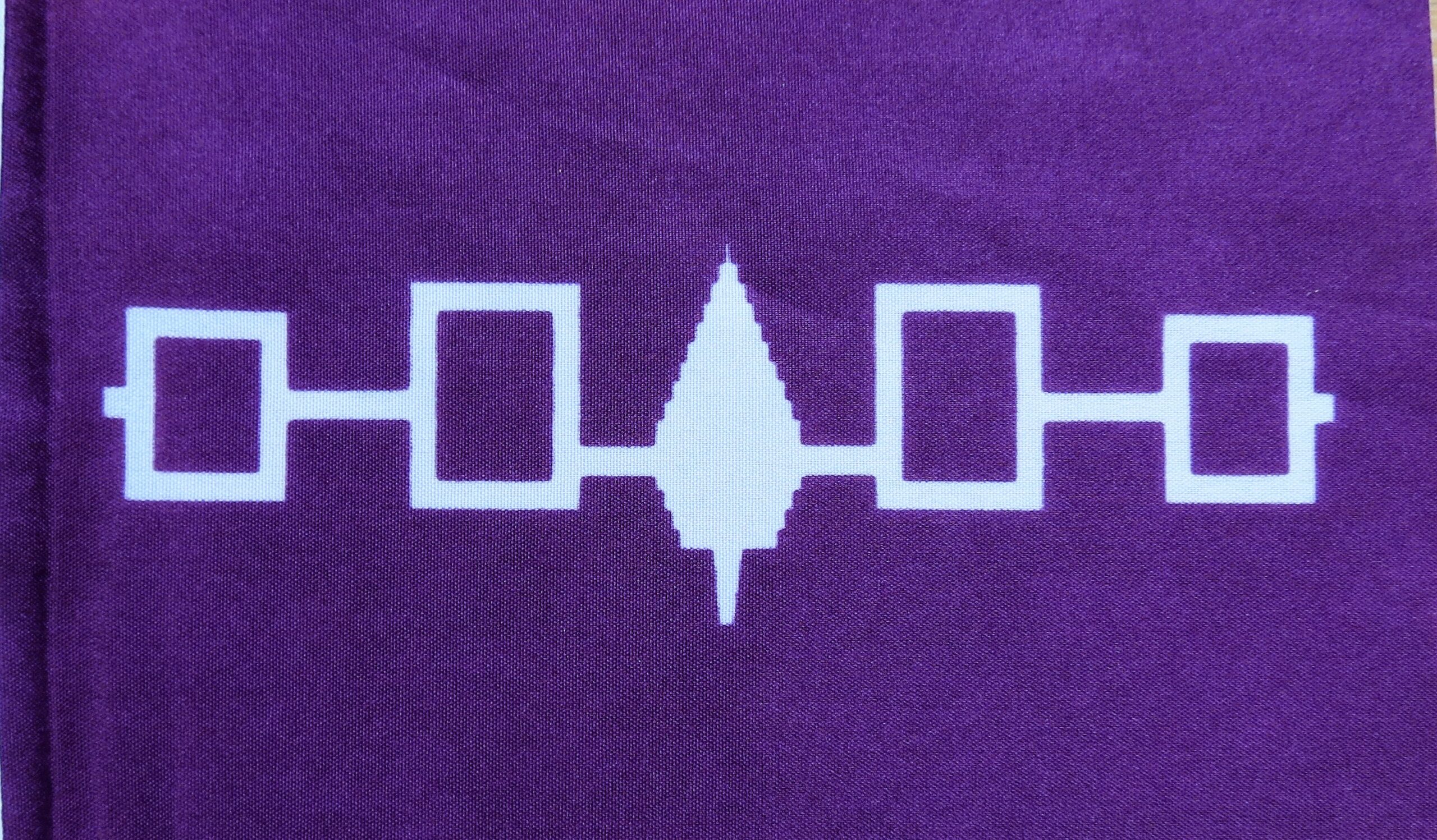 The image displayed here is the symbol of the Five-Nations Haudenosaunee [Iroquois] Confederacy, and is otherwise known as the Hiawatha Wampum.