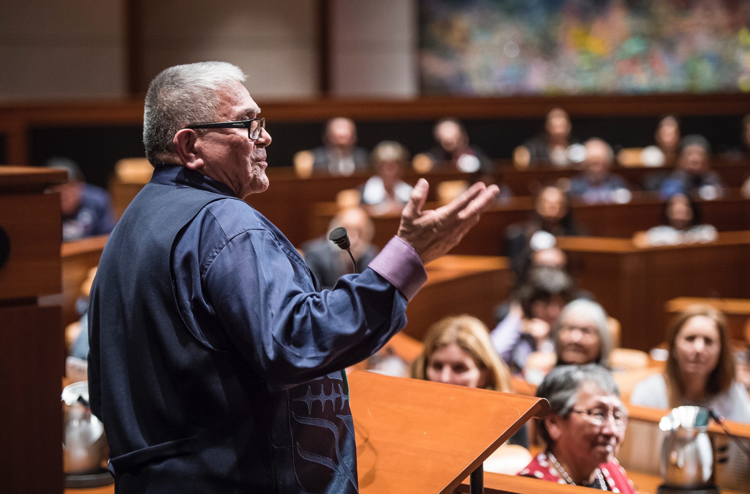 Chief Robert Joseph is the founder of the Indian Residential School Survivors Society.